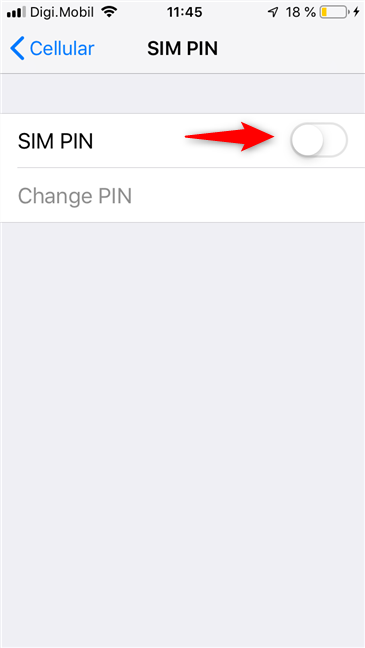 Désactiver le code PIN SIM sur un iPhone