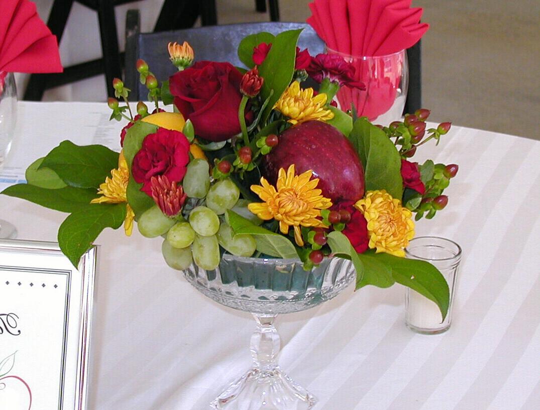 feather wedding centerpieces