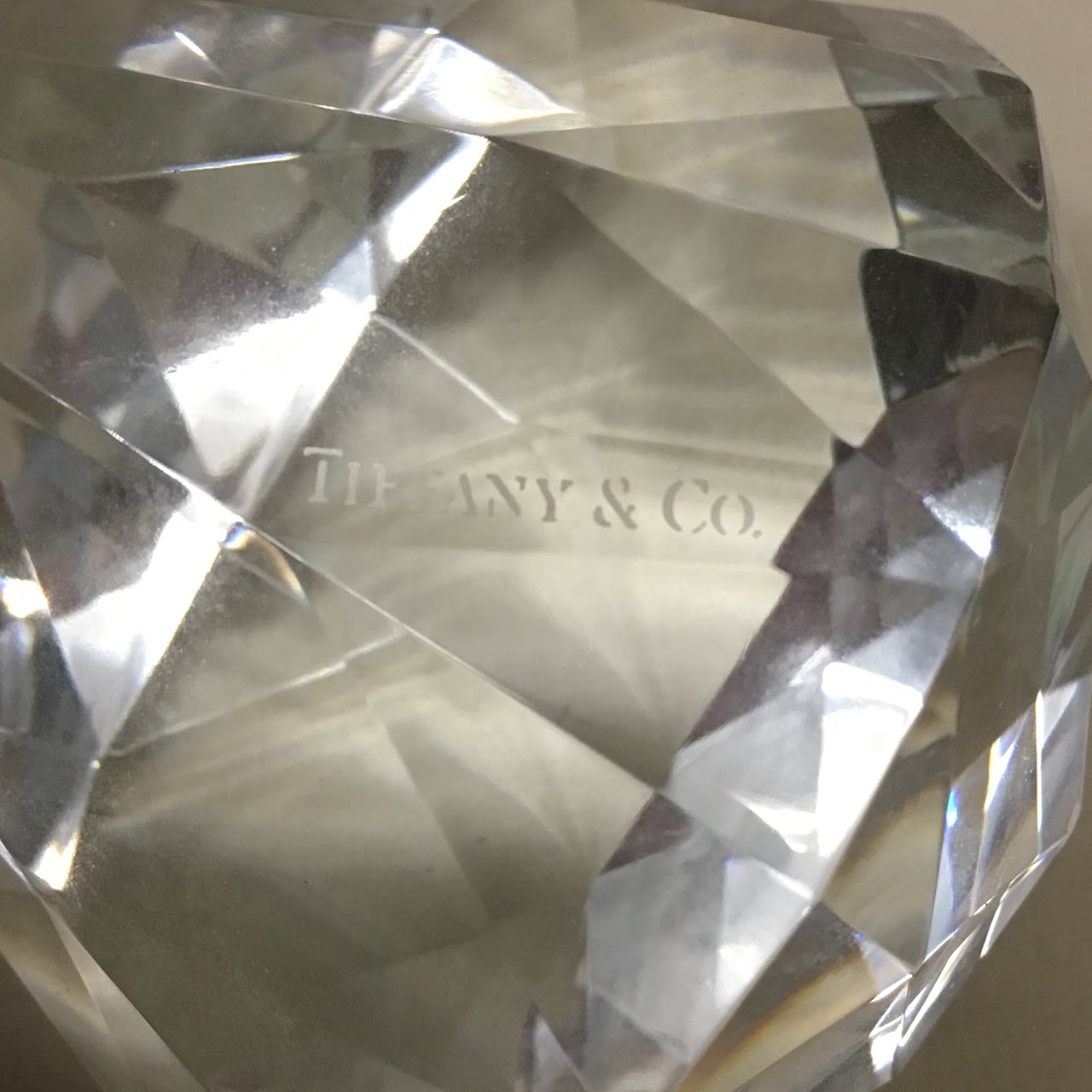 Tiffany & Co. Diamond Paperweight Pair