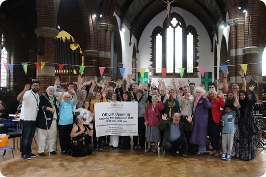 St Andrews Church Open Day - group photo of visitors