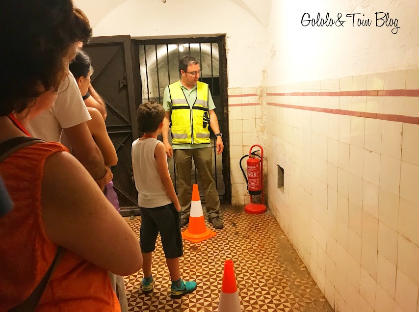 Sistemas de ventilación de el búnker de El Capricho