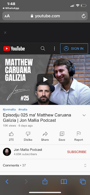 Kenneth Rijock's Financial Crime Blog: LISTEN TO THE MATTHEW CARUANA  GALIZIA INTERVIEW ON THE JON MALIA PODCAST FROM MALTA