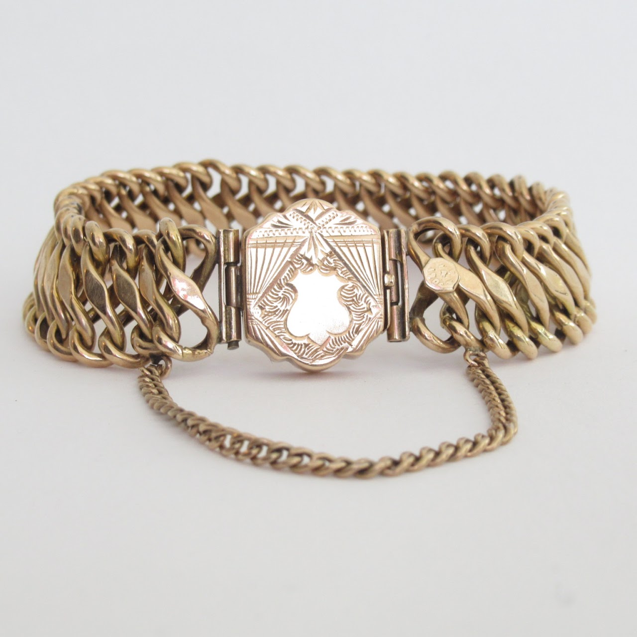 14K Gold Vintage Chain Bracelet