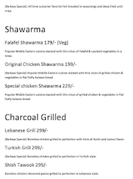 Barkaas Arabic Restaurant menu 5