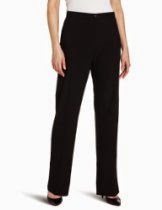 <br />Briggs New York Women's Slimming Flat Front Pant