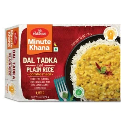 Dal Tadka With Plain Rice