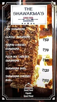 The Shawarma's menu 2