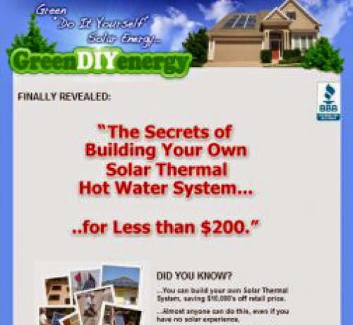 Green Diy Energy Solar Thermal Hot Water Review