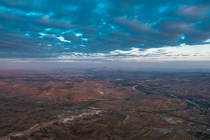 Cu balonul în Cappadocia