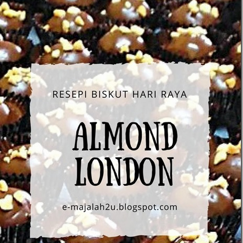 Resepi Biskut Almond London Sukatan Cawan Simple dan Sedap 