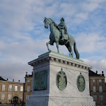 dude on a horse in Copenhagen, Denmark 