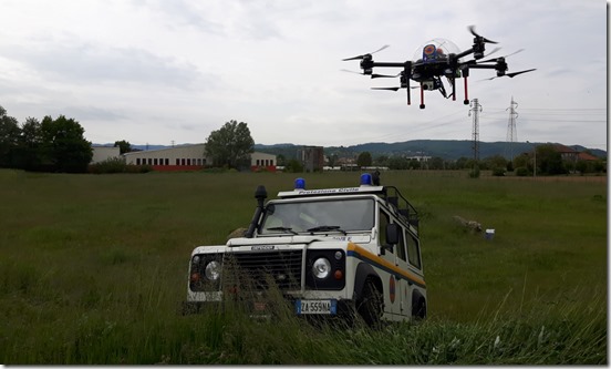 drone vicenza protezione civile