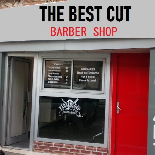 The best cut barbier coiffeur logo