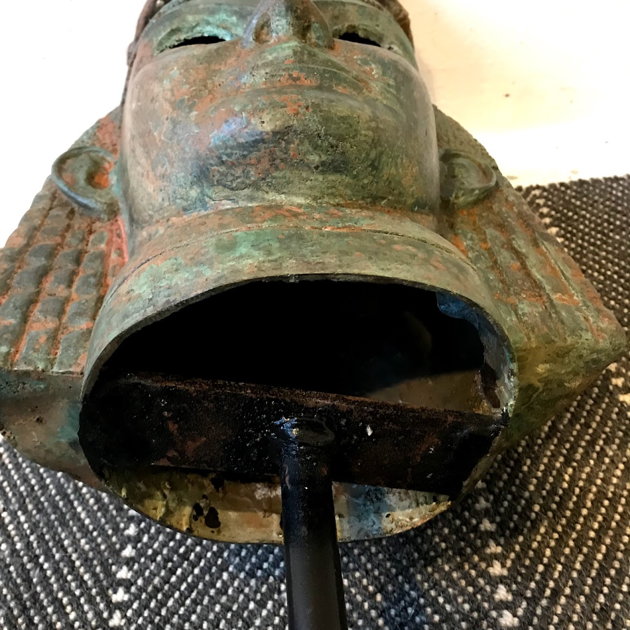 Cast Bronze Head