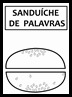 sanduíche de palavras