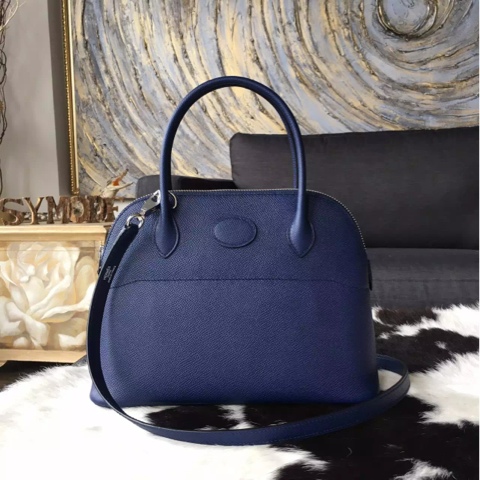 Hermes Birkin Blue Bag By Ginza Tanaka | IQS Executive