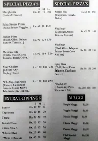 Pizza Gali menu 2