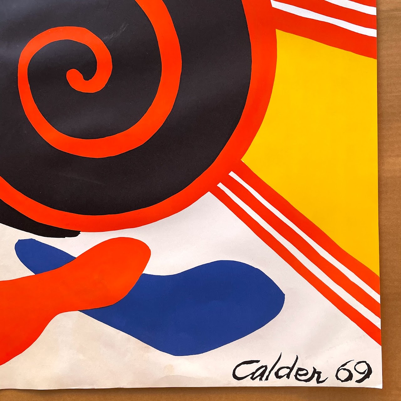 Alexander Calder 'Spirals' Lithograph