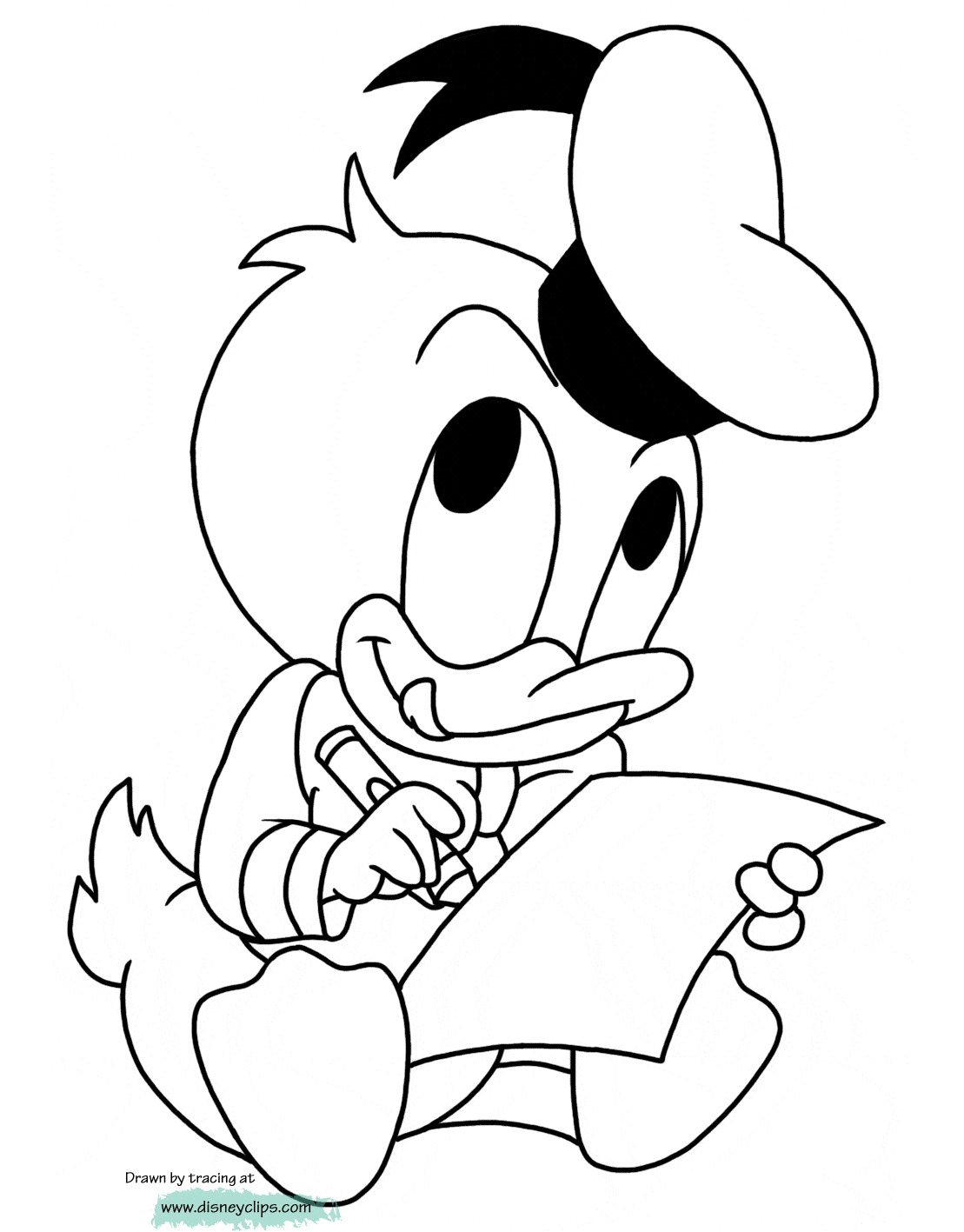 Best Free Baby Disney Character Coloring Pages Image - Coloring Pages for Children and Adult