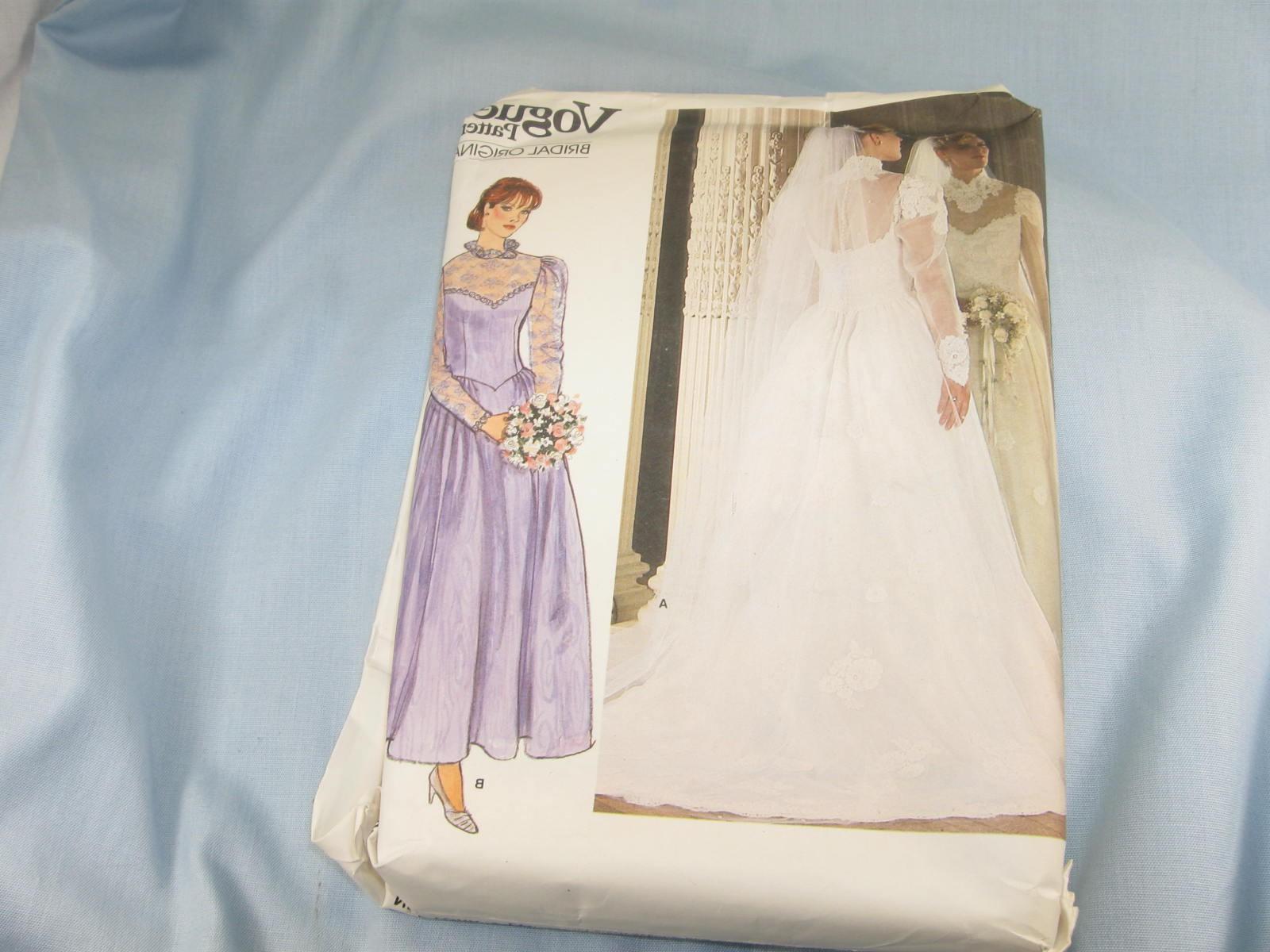 Wedding Dress Pattern Sz 8