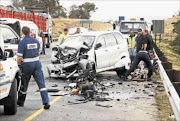 HORROR CRASH:  Accidents are a growing public health epidemic. And SA has some of the deadliest roads in the world. PHOTO: NIGEL LOUW