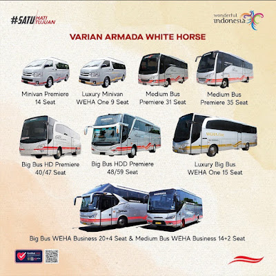 Rental Bus Pariwisata White Horse