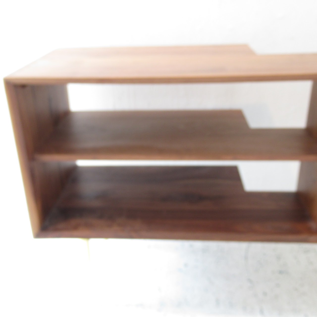 Small Walnut Console Table