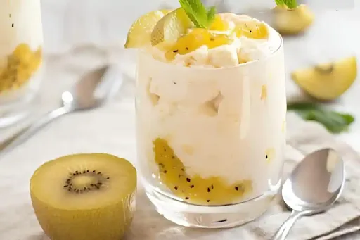 Kiwi Unbaked Cheese Cake In Jar [1 Piece]