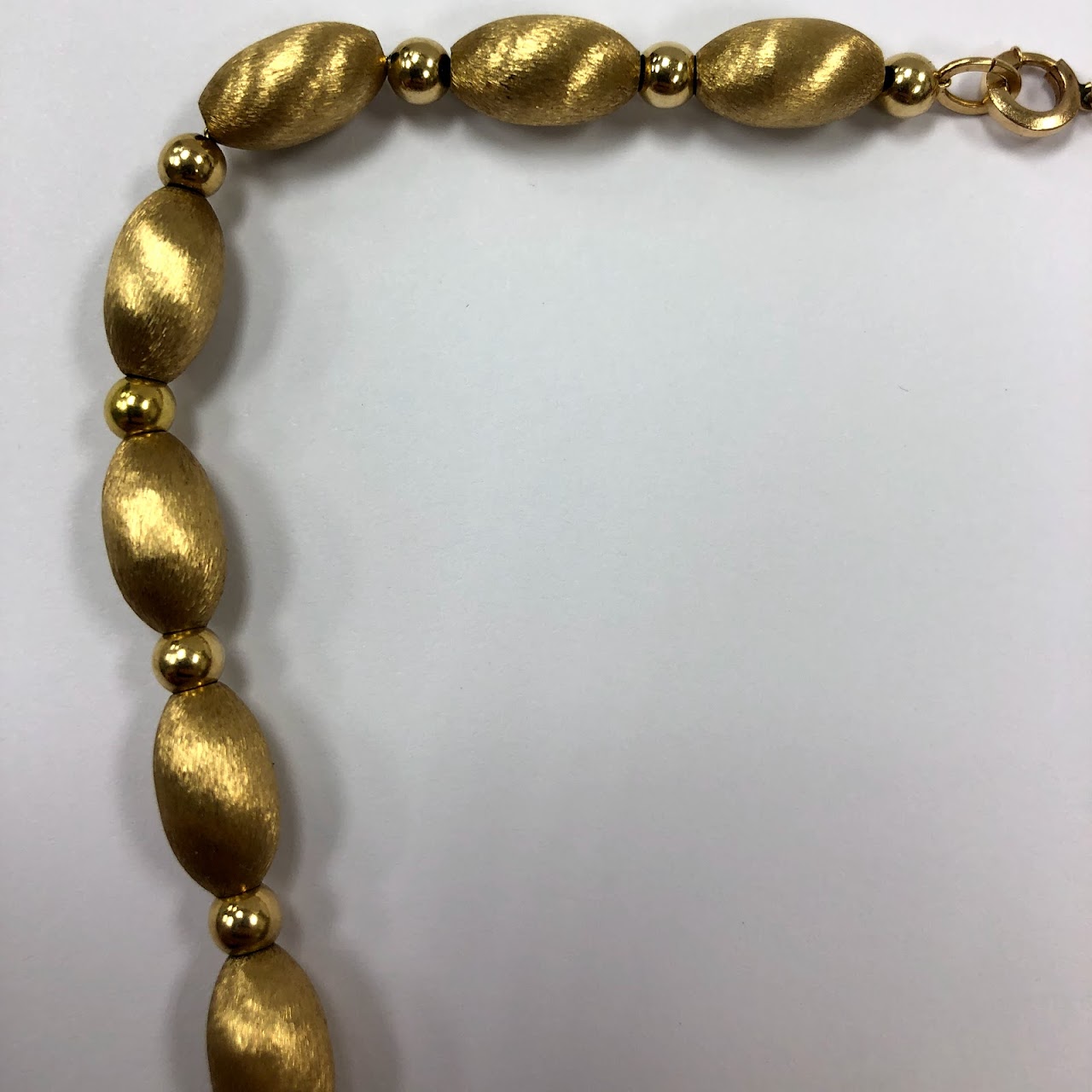 14K Gold Bead Necklace