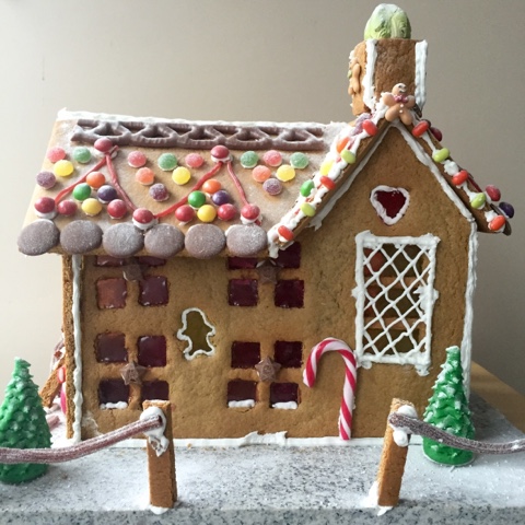 The EASIEST Gingerbread House Recipe - Thistlewood Farm