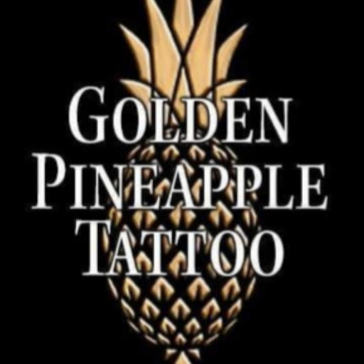 Golden Pineapple Tattoo logo