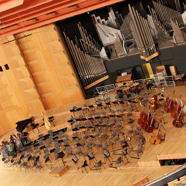 Orchestre et orgue, auditorium de Lyon