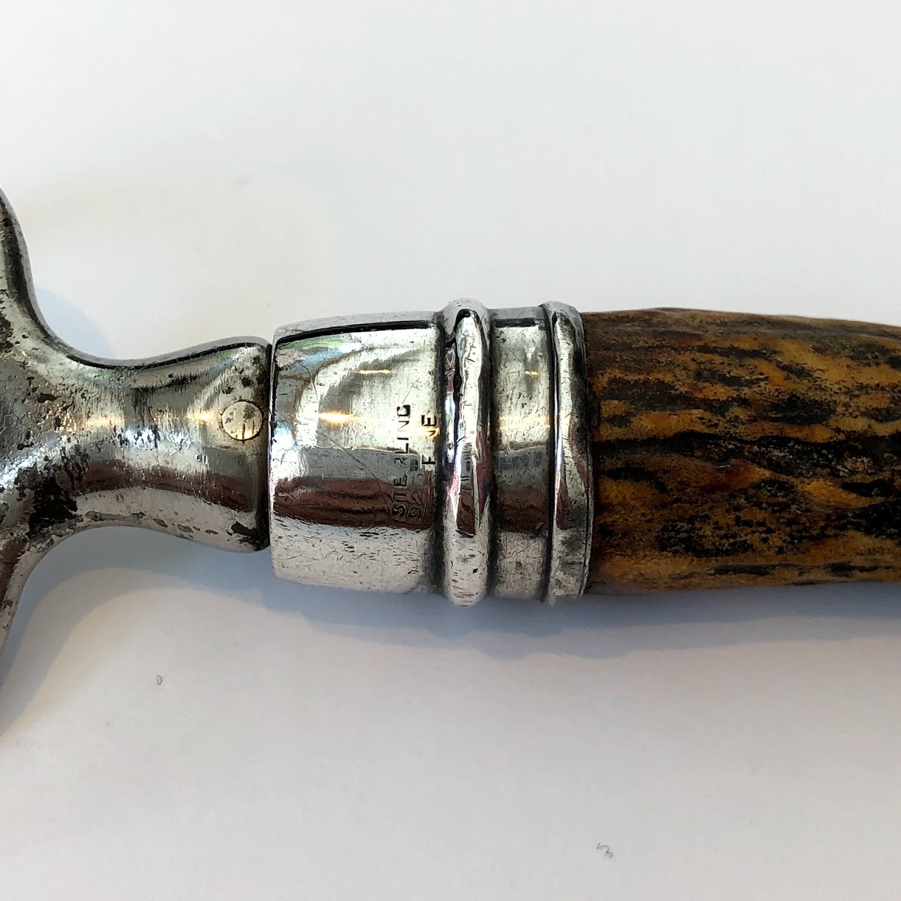 Sterling Silver and Horn Bottle Opener