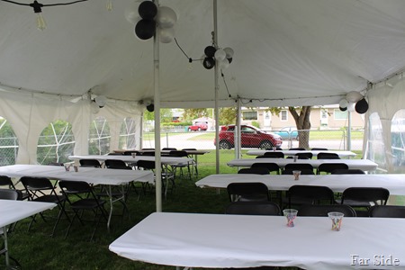 Tent for the party