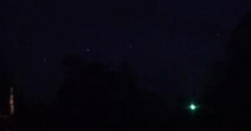 4 Orange Lights Flew Over Sturgeon Falls Ontario