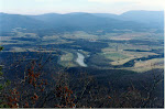 Shenandoah River in Virginia.  Taken from Massanutten Mountain, George Washington National Forest, Virginia.