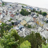 Uitzicht op Alesund.