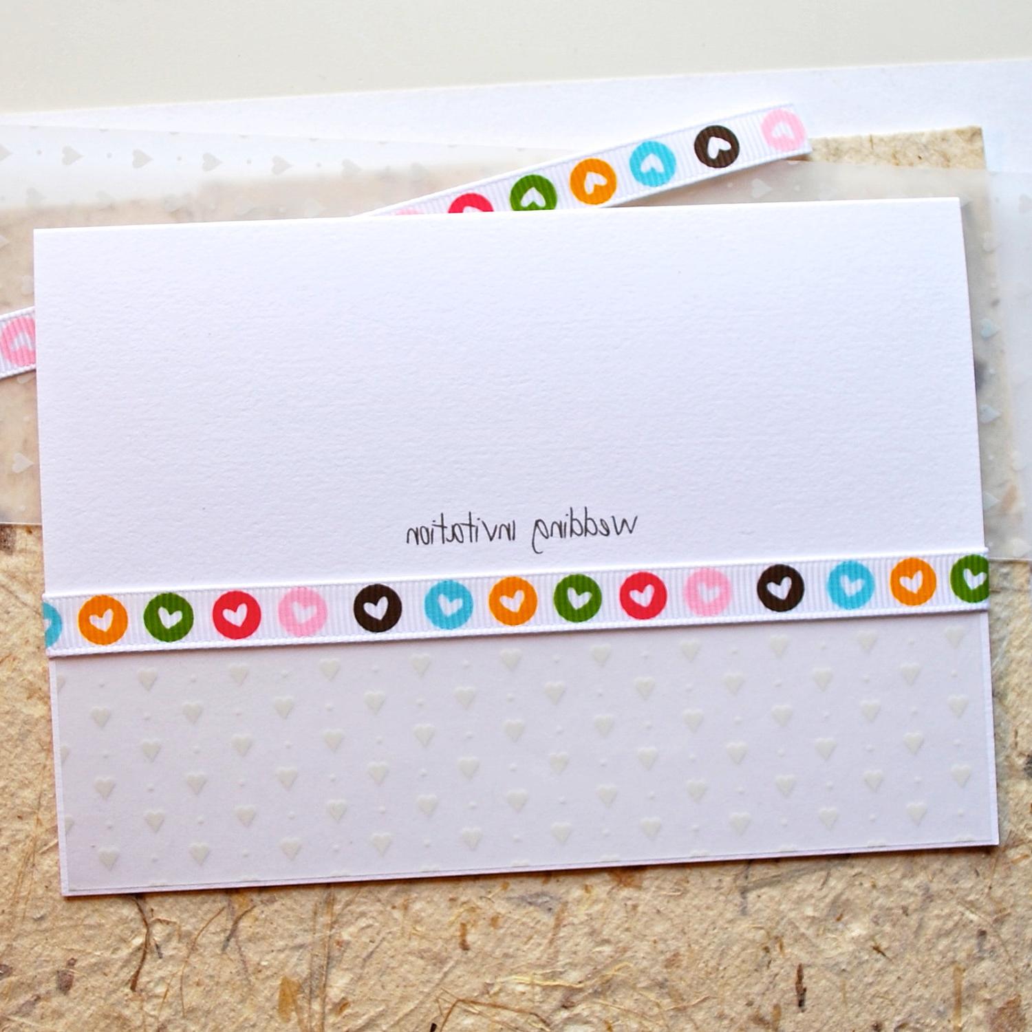 Tutti Frutti Handmade Wedding Invitation