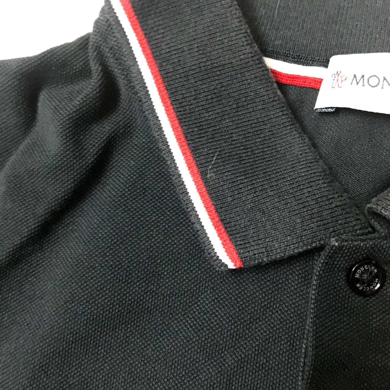 Moncler Navy Blue & Gray Polo Shirt Pair