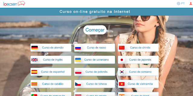 Site para começar a aprender um novo idioma online grátis