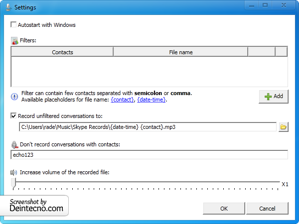 Skype Auto Recorder