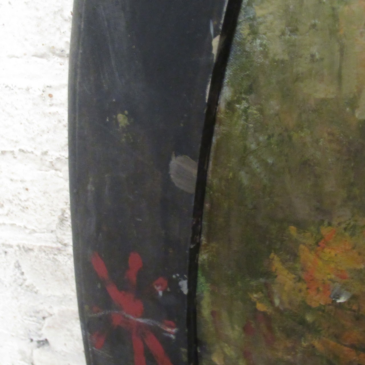 David Moriarty Signed Oil & Encaustic Painting