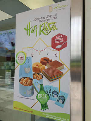 Mr Bean has Raya goodies with a free gift. All items on the poster are less sweet than usual, and halal certified, the company said.