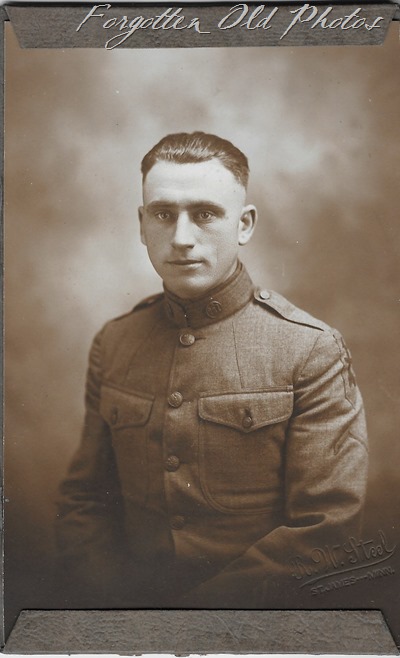 Soldier Crookston ant WW1