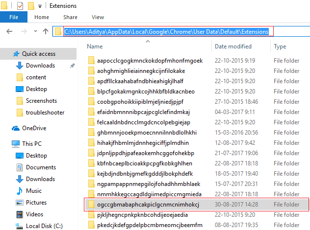 Verwijder onnodige Chrome-extensies die de fout ERR_FILE_NOT_FOUND veroorzaken