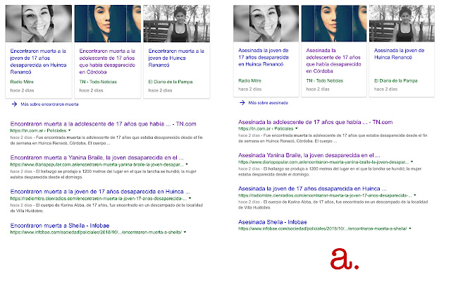 Asesinada chrome extension