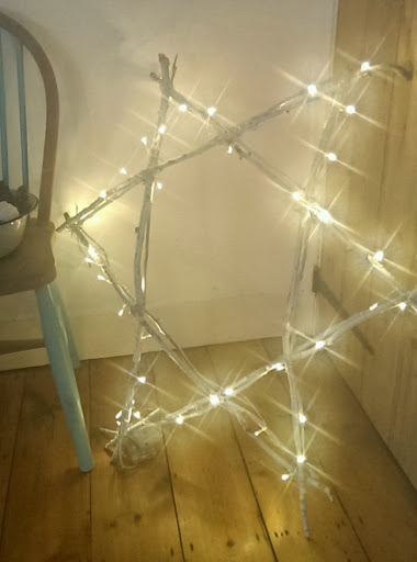 Twig advent light star