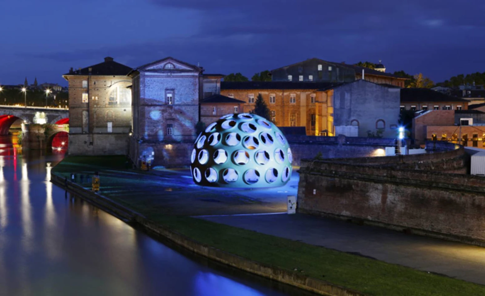 Fly Eye Dome by Buckminster Fuller