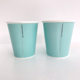 Tiffany & Co. Bone China Paper Cup Set