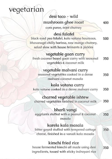 Tangasseri menu 